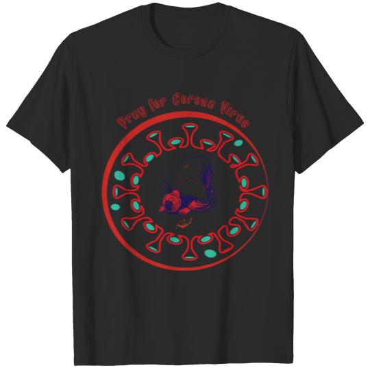 Discover PRAY FOR CORONA VIRUS T-shirt