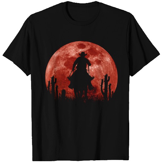 Red Dead Redemption 2 Red Moon Cowboy T-shirt