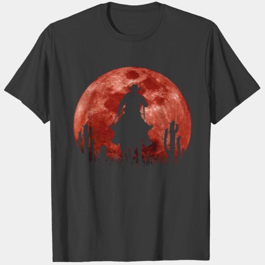 Red Dead Redemption 2 Red Moon Cowboy T-shirt
