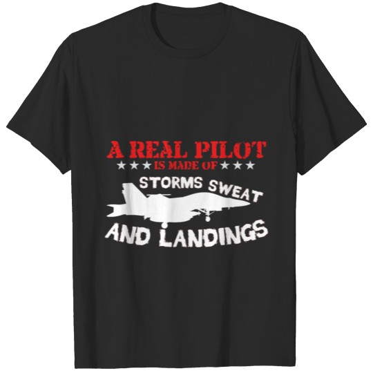 Discover Pilot landings airforce plane aviation gift T-shirt