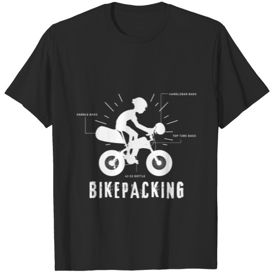 Discover Bike Packing Funny T-shirt