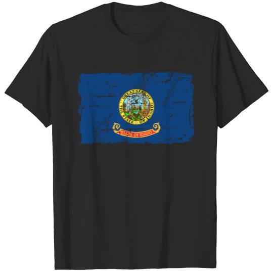 Discover Flag of Idaho - vintage look T-shirt