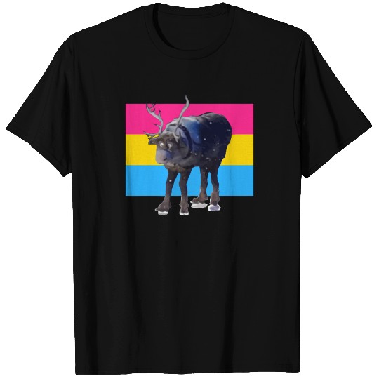 pan funny reindeer T-shirt