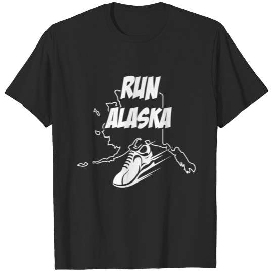 Discover Running design Run Alaska Runners product T-shirt