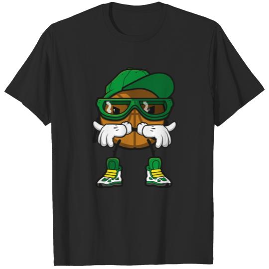 Discover Bball Character Green T-shirt