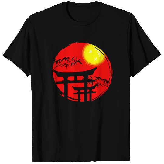 Japanese Sun Temple T-shirt