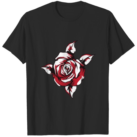 Discover Red Rose T-shirt
