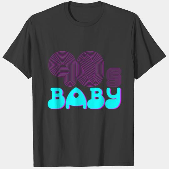 90's baby gift birth funny tee boy mother's day T-shirt