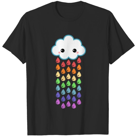 Discover rainbow cloud T-shirt