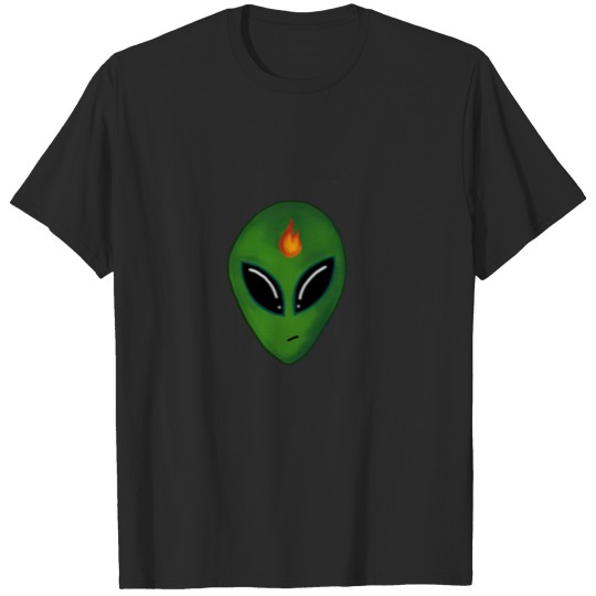 Discover Inciteful Alien Head T-shirt