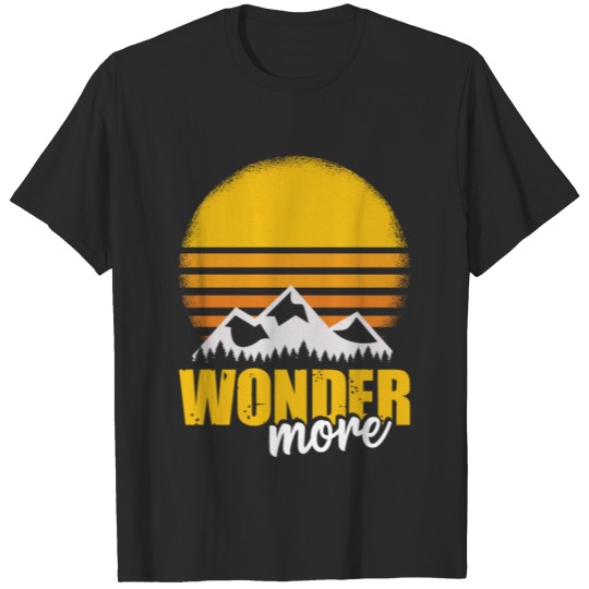 Discover Hiking Clothes Hiking Equipment Wander More T-shirt