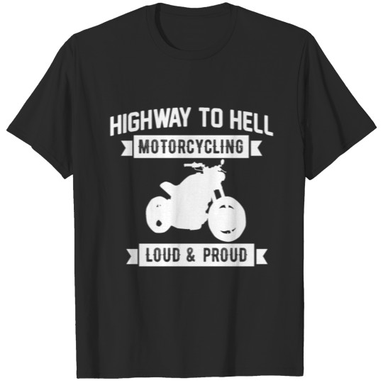 Discover Cool Highway To Hell motorcycling gift T-shirt