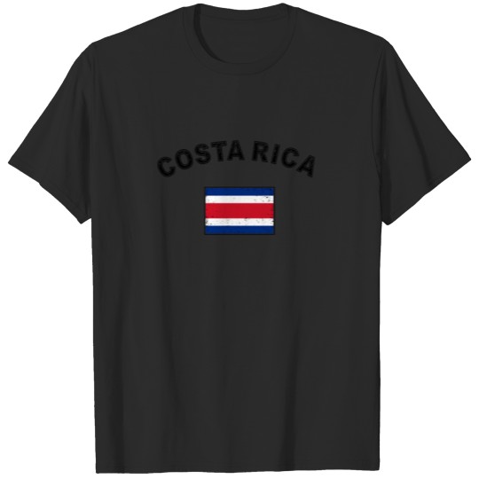 Discover Costa Rica flag Latin America banner T-shirt