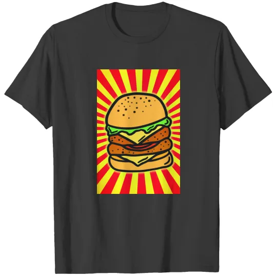 Cheeseburger love BBQ Burger King Poster T-shirt