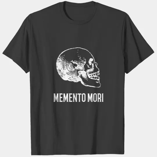 Memento Mori Remember Death Macabre Skull design T-shirt