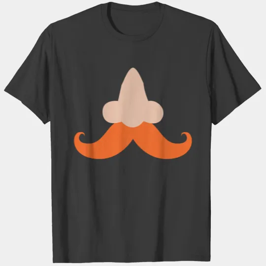 Mustache Mouth Anti Corona Hipster Beard Face Mask T-shirt