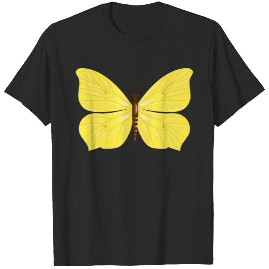 Discover Lemon butterfly hand-drawn T-shirt
