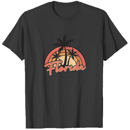 Vintage Sunrise Retro Sunset Florida T-shirt