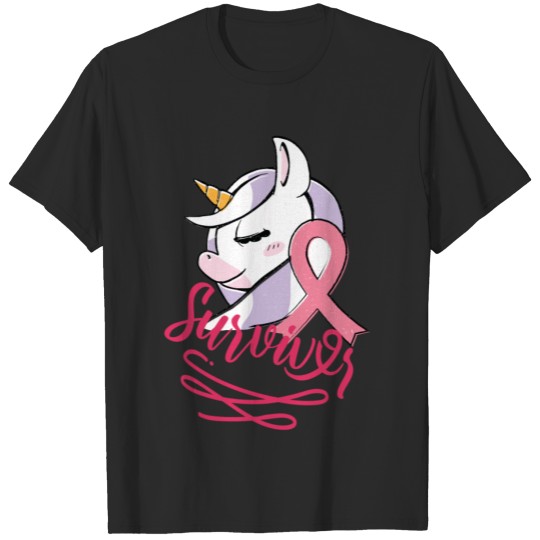 Unicorn cancer survivor T-shirt