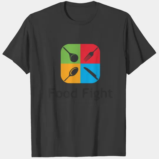 Discover CHARITY? Nope. It's the bloody sport of FOOD FIGHT T-shirt