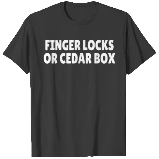 ROCK CLIMBING: Finger locks or cedar box T-shirt