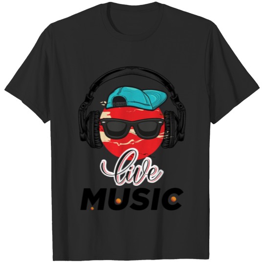 Discover Headphone music T-shirt