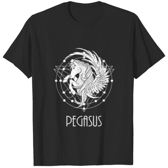 White Pegasus-Greek Mythology T-shirt