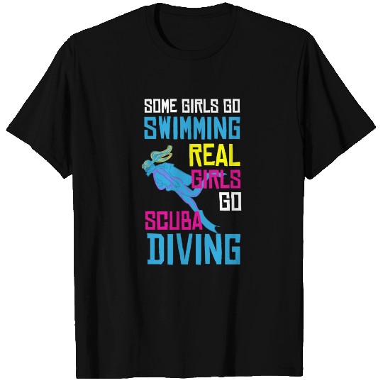Real Girls Go Scuba Diving T-shirt