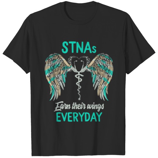 Discover STNA Earn Their Wings Everyday Nurse Week Nursing T-shirt