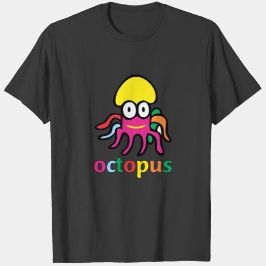cute colorful octopus T-shirt
