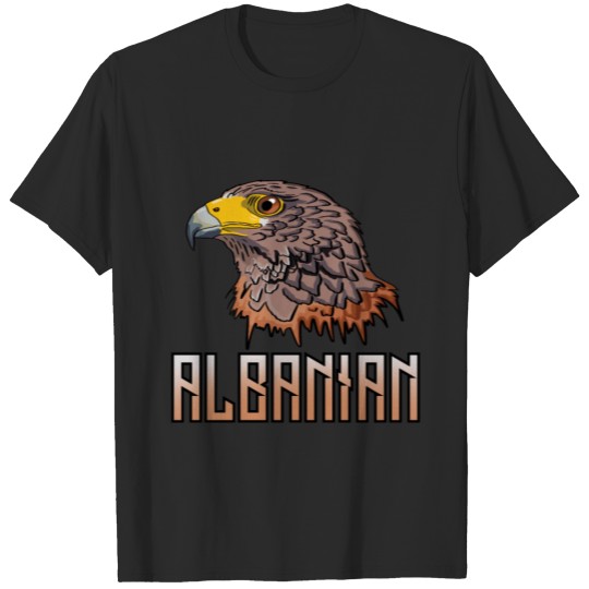 Discover Albanian Albania Eagle Design T-shirt