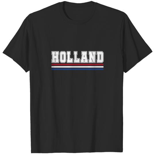 Discover Holland Netherlands Dutch Flag T-shirt