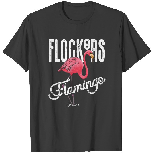 Wassup Flockers Flamingo Shirt Slim Fit T Shirt f T-shirt