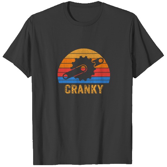Bicycle Cranky Retro Gift For Cycling Lovers T-shirt