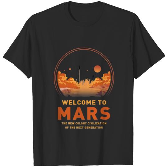 Discover welcome to mars T-shirt