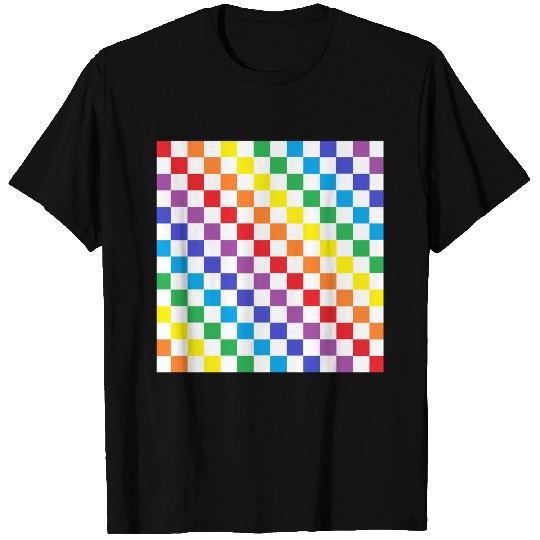Checkered Rainbow T-shirt