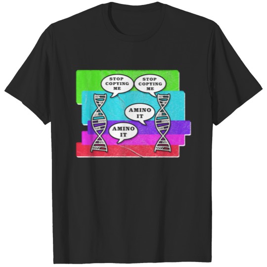DNA Helix funny pictures, science nerd, geek T-shirt