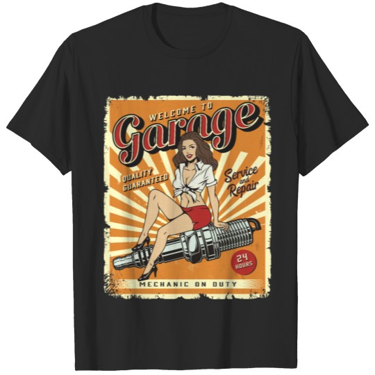 Discover Welcome to Garage T-shirt