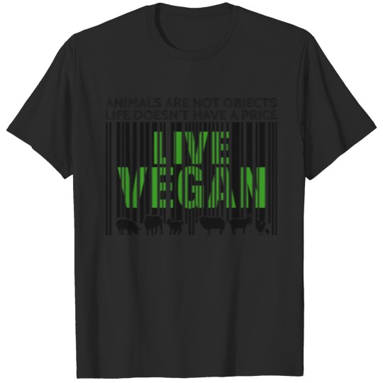 Discover Animal Live Vegan T-shirt