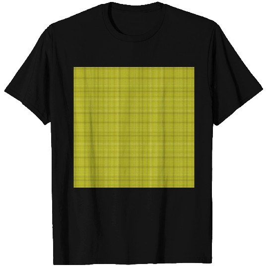 Abstract Pattern Olive Yellow Flannel T-shirt