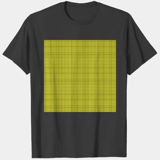 Abstract Pattern Olive Yellow Flannel T-shirt