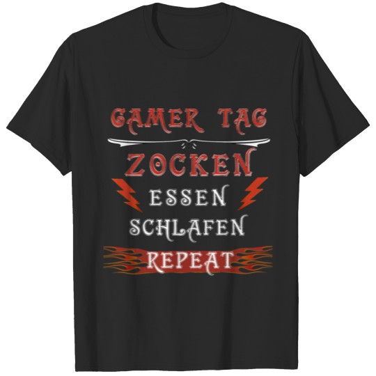 Discover Perfect Gaming Day Game Eat Sleep Repeat T-shirt