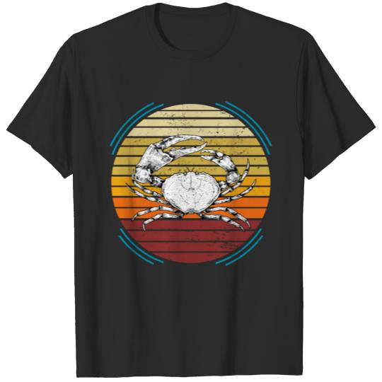 Retro crab ocean T-shirt