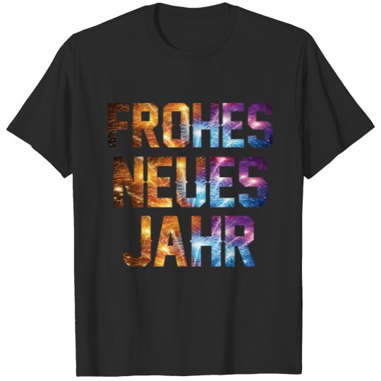 Discover FROHES NEUES JAHR/ HAPPY NEW YEAR T-shirt