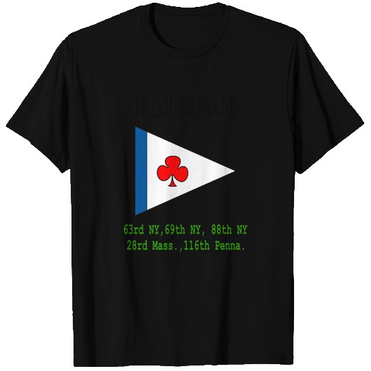 Irish Brigade HQ Flag Tri blend T Shirt T-shirt