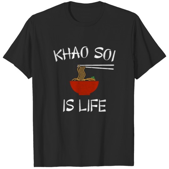 Discover Khao soi funny Asian Laos thai food clothingnorthe T-shirt