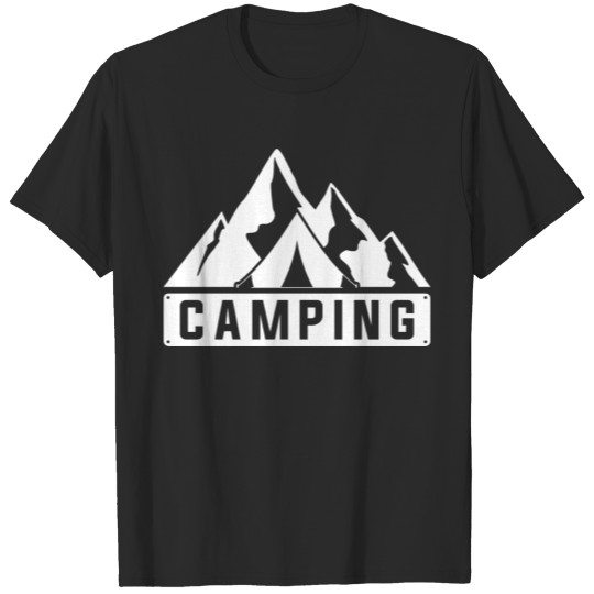 Discover camping mountain T-shirt