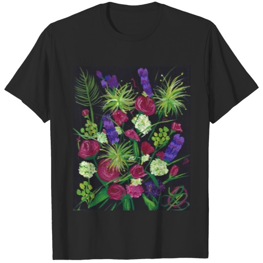 Discover Fireworks Flowers T-shirt