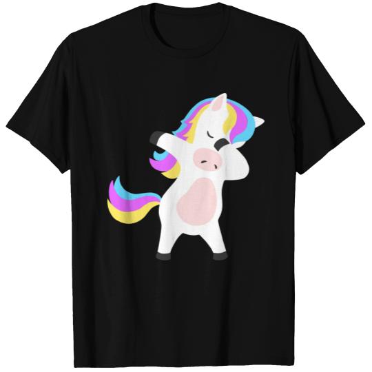 dabbing unicorn T-shirt