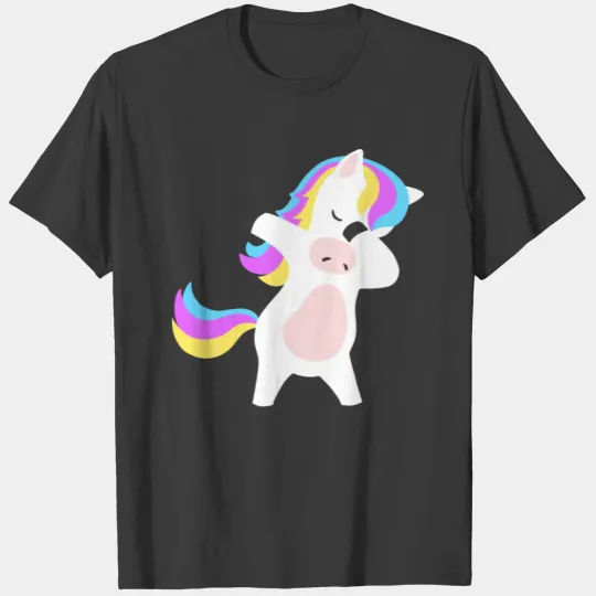 dabbing unicorn T-shirt